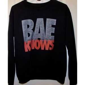 PacSun Black Graphic Sweater